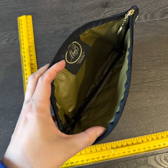 vintage Maggi B Tapestry Cats Zippered lined pouch - Picture 7 of 12